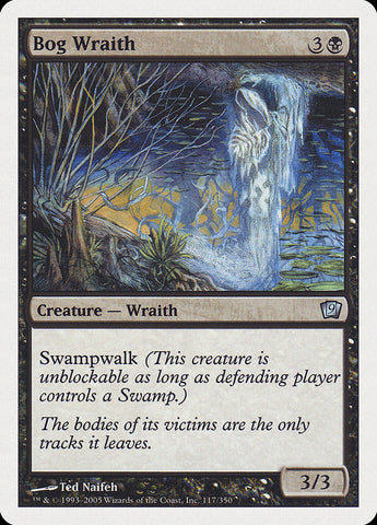 Bog Wraith [Ninth Edition] Magic: The Gathering