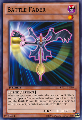 Battle Fader [BP02-EN086] Mosaic Rare Yu-Gi-Oh!