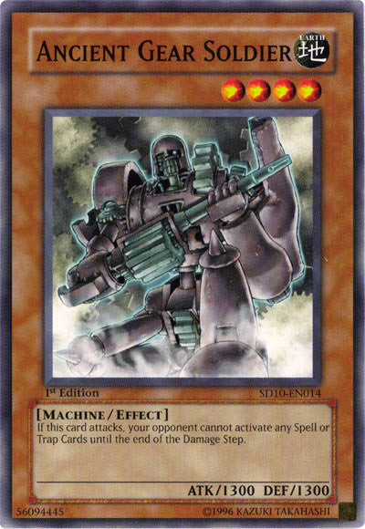 Ancient Gear Soldier [SD10-EN014] Common Yu-Gi-Oh!