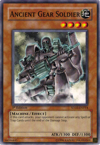 Ancient Gear Soldier [SD10-EN014] Common Yu-Gi-Oh!