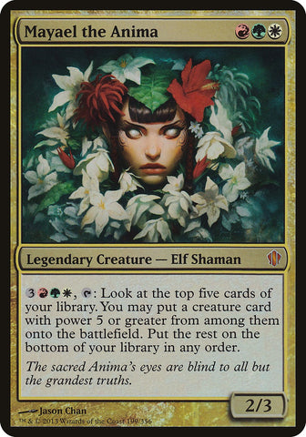 Mayael the Anima (Oversized) [Commander 2013 Oversized] Magic: The Gathering