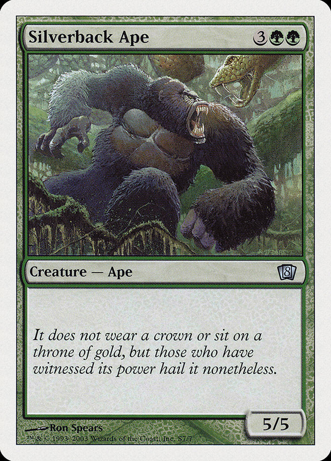 Silverback Ape [Eighth Edition] Magic: The Gathering