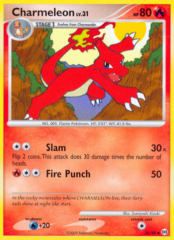 Charmeleon (35/99) [Platinum: Arceus] Pokémon