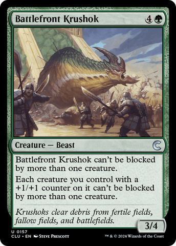 Battlefront Krushok [Ravnica: Clue Edition] Magic: The Gathering