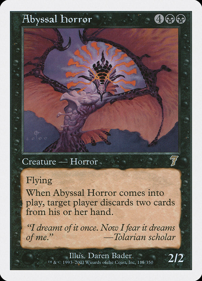 Abyssal Horror [Seventh Edition] Magic: The Gathering