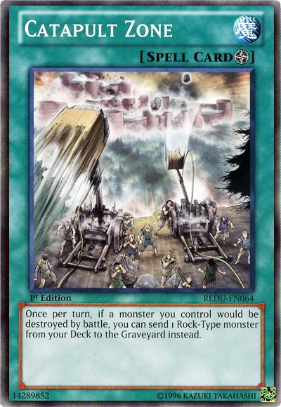 Catapult Zone [REDU-EN064] Common Yu-Gi-Oh!