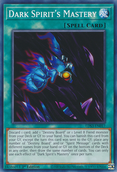 Dark Spirit's Mastery [LDS3-EN017] Common Yu-Gi-Oh!