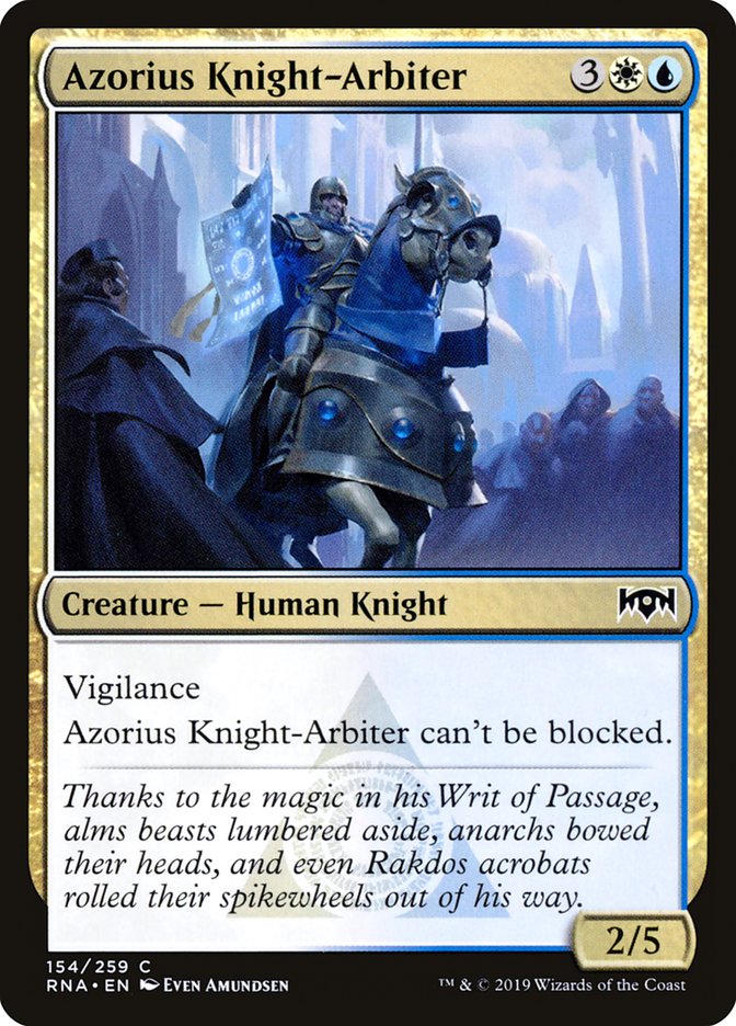 Azorius Knight-Arbiter [Ravnica Allegiance] Magic: The Gathering