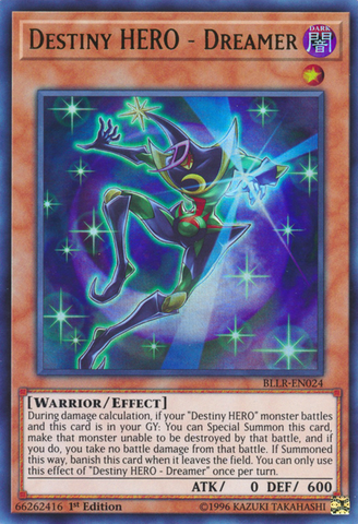Destiny Hero - Dreamer [BLLR-EN024] Ultra Rare Yu-Gi-Oh!