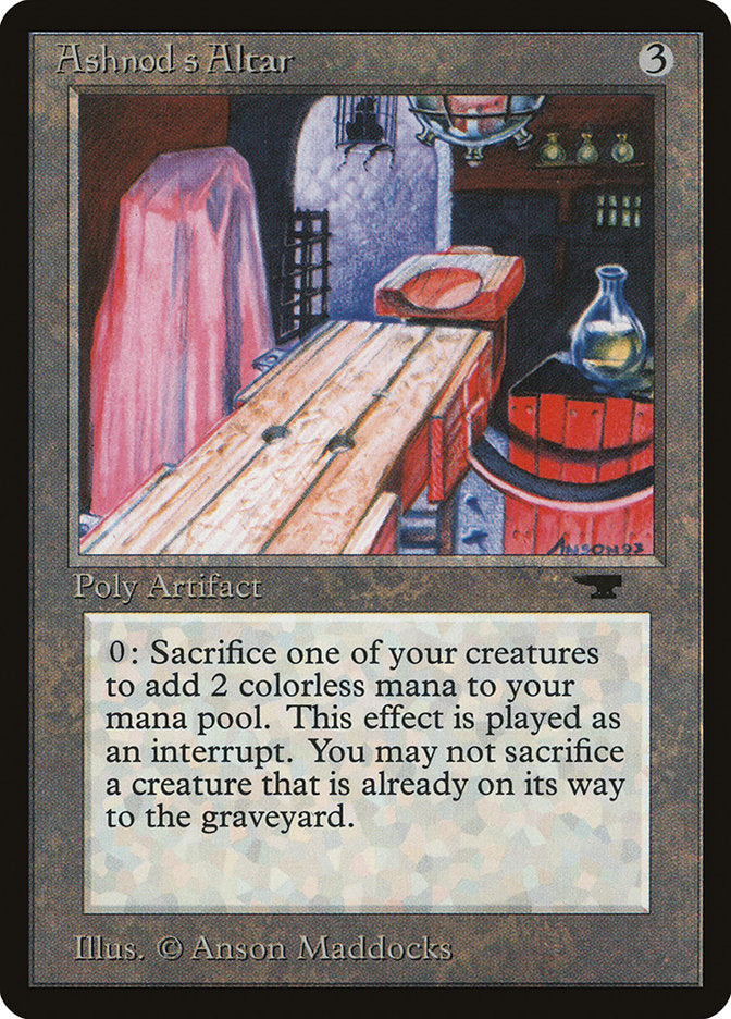 Ashnod's Altar [Antiquities] Magic: The Gathering