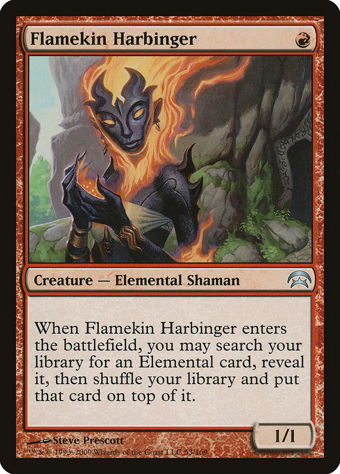 Flamekin Harbinger [Planechase] Magic: The Gathering
