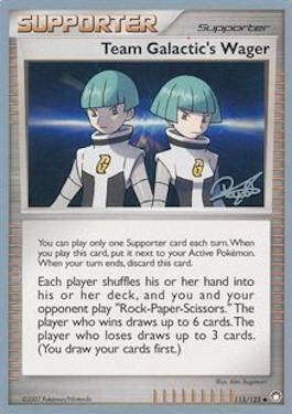 Team Galactic's Wager (115/123) (Bliss Control - Paul Atanassov) [World Championships 2008] Pokémon