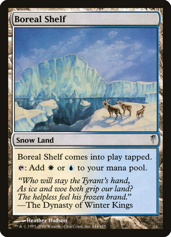 Boreal Shelf [Coldsnap] Magic: The Gathering