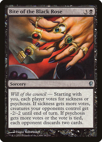 Bite of the Black Rose [Conspiracy] Magic: The Gathering