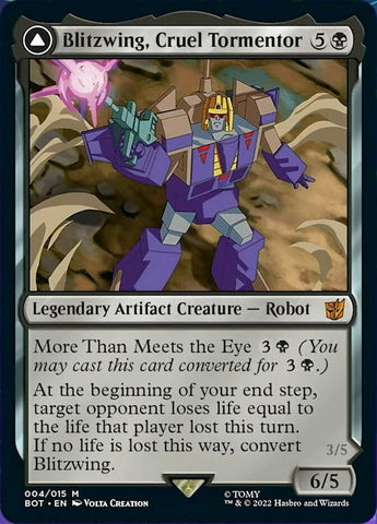 Blitzwing, Cruel Tormentor // Blitzwing, Adaptive Assailant [Transformers] Magic: The Gathering