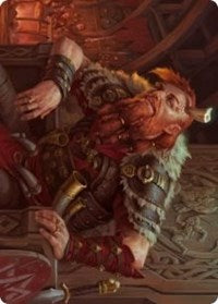 Arni Brokenbrow Art Card [Kaldheim Art Series] Magic: The Gathering
