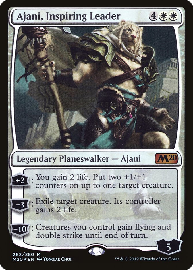 Ajani, Inspiring Leader [Core Set 2020] Magic: The Gathering