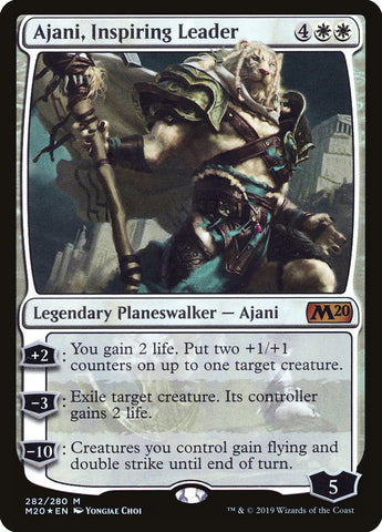 Ajani, Inspiring Leader [Core Set 2020] Magic: The Gathering