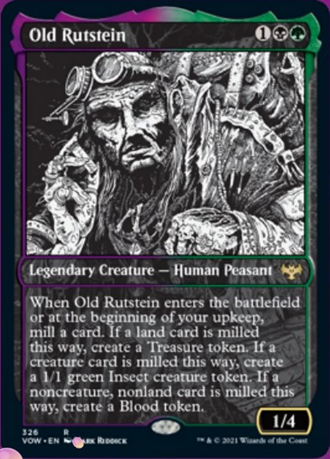 Old Rutstein (Showcase Eternal Night) [Innistrad: Crimson Vow] Magic: The Gathering