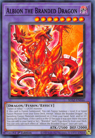 Albion the Branded Dragon [SDAZ-EN046] Common Yu-Gi-Oh!