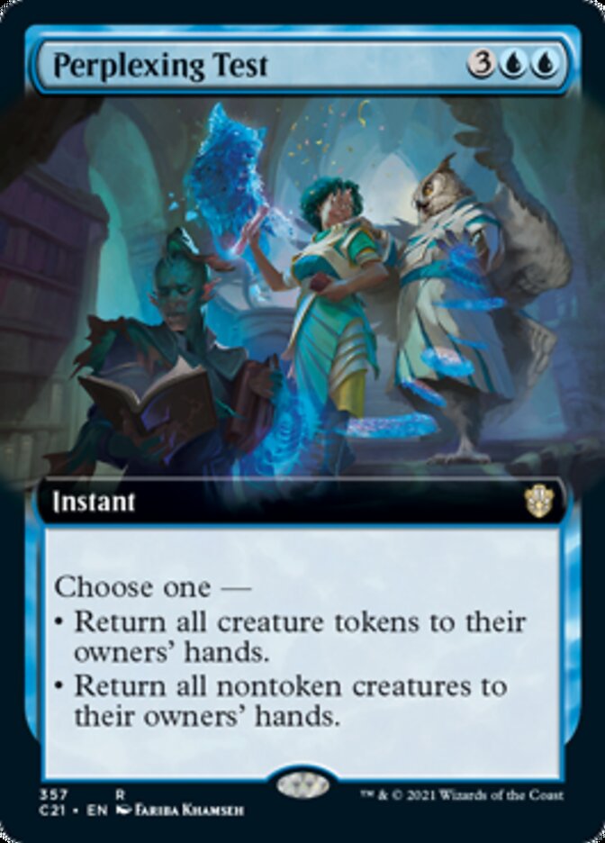 Perplexing Test (Extended Art) [Commander 2021] Magic: The Gathering