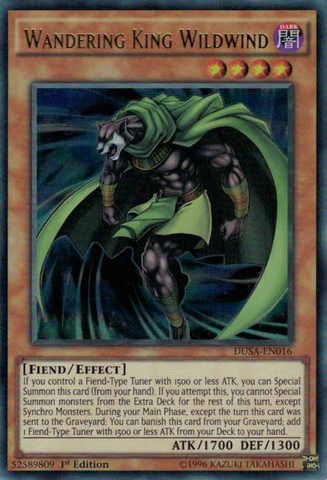 Wandering King Wildwind [DUSA-EN016] Ultra Rare Yu-Gi-Oh!