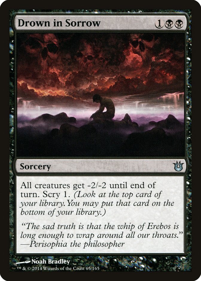 Drown in Sorrow [Born of the Gods] Magic: The Gathering