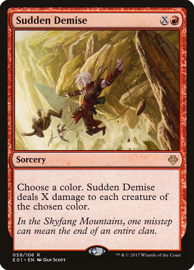Sudden Demise [Archenemy: Nicol Bolas] Magic: The Gathering