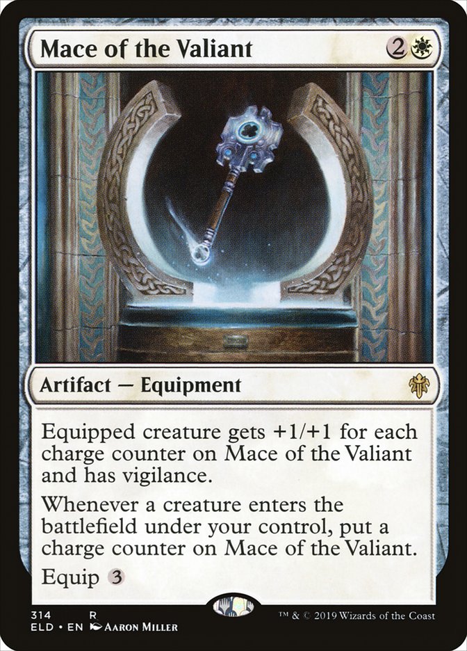 Mace of the Valiant [Throne of Eldraine] Magic: The Gathering