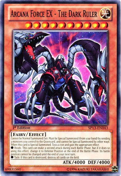 Arcana Force EX - The Dark Ruler [SP13-EN043] Common Yu-Gi-Oh!