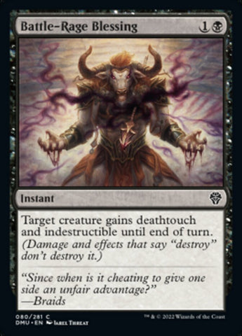 Battle-Rage Blessing [Dominaria United] Magic: The Gathering