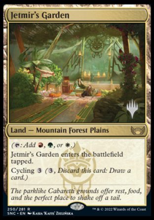 Jetmir's Garden (Promo Pack) [Streets of New Capenna Promos] Magic: The Gathering