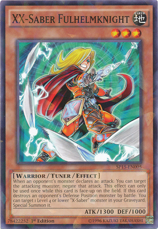 XX-Saber Fulhelmknight [SP15-EN005] Shatterfoil Rare Yu-Gi-Oh!