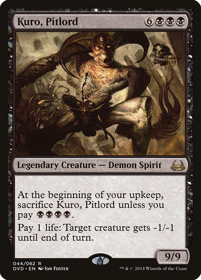 Kuro, Pitlord (Divine vs. Demonic) [Duel Decks Anthology] Magic: The Gathering