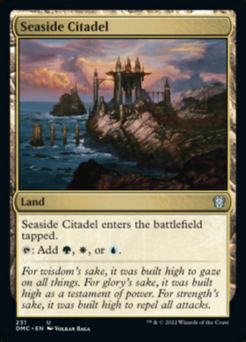 Seaside Citadel [Dominaria United Commander] Magic: The Gathering