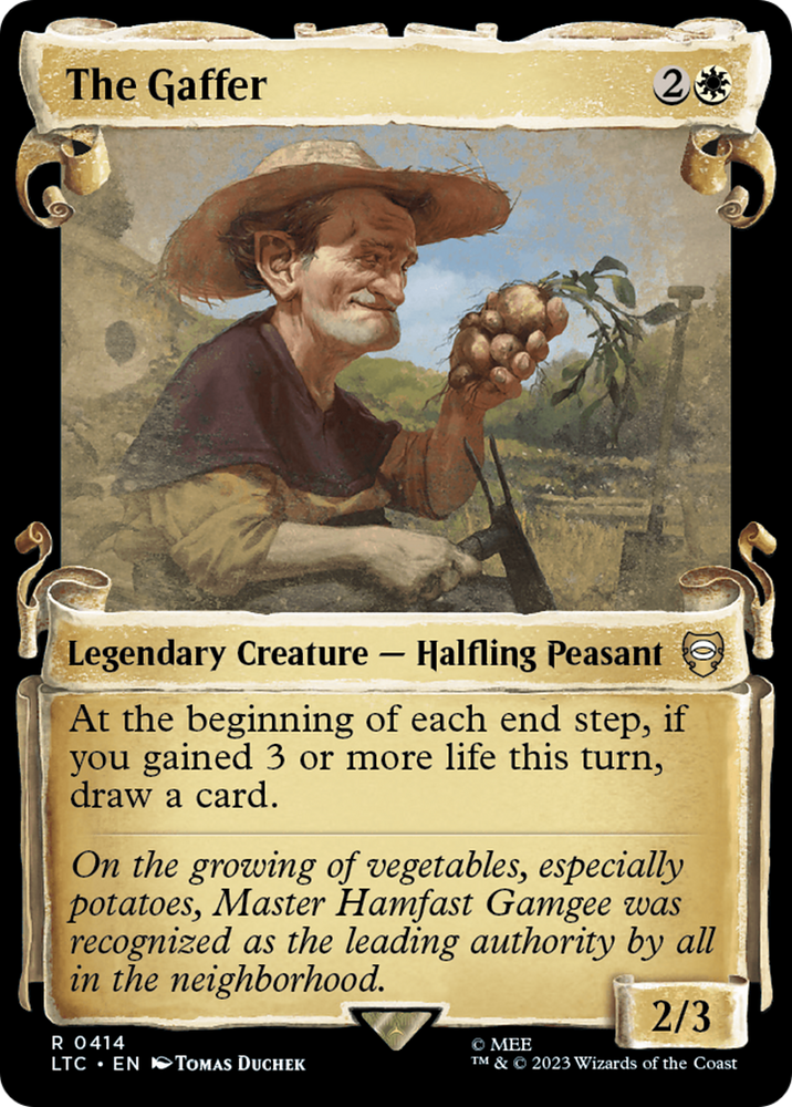 The Gaffer [The Lord of the Rings: Tales of Middle-Earth Commander Showcase Scrolls] Magic: The Gathering