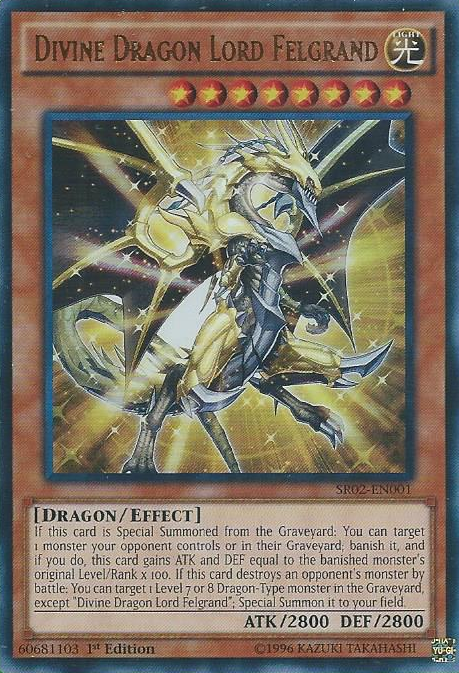 Divine Dragon Lord Felgrand [SR02-EN001] Ultra Rare Yu-Gi-Oh!