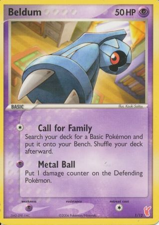 Beldum (1/12) [EX: Trainer Kit 2 - Plusle] Pokémon
