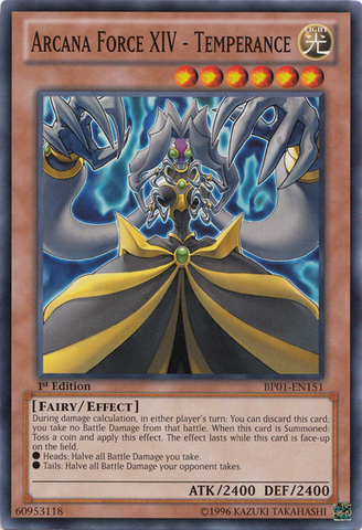 Arcana Force XIV - Temperance [BP01-EN151] Common Yu-Gi-Oh!