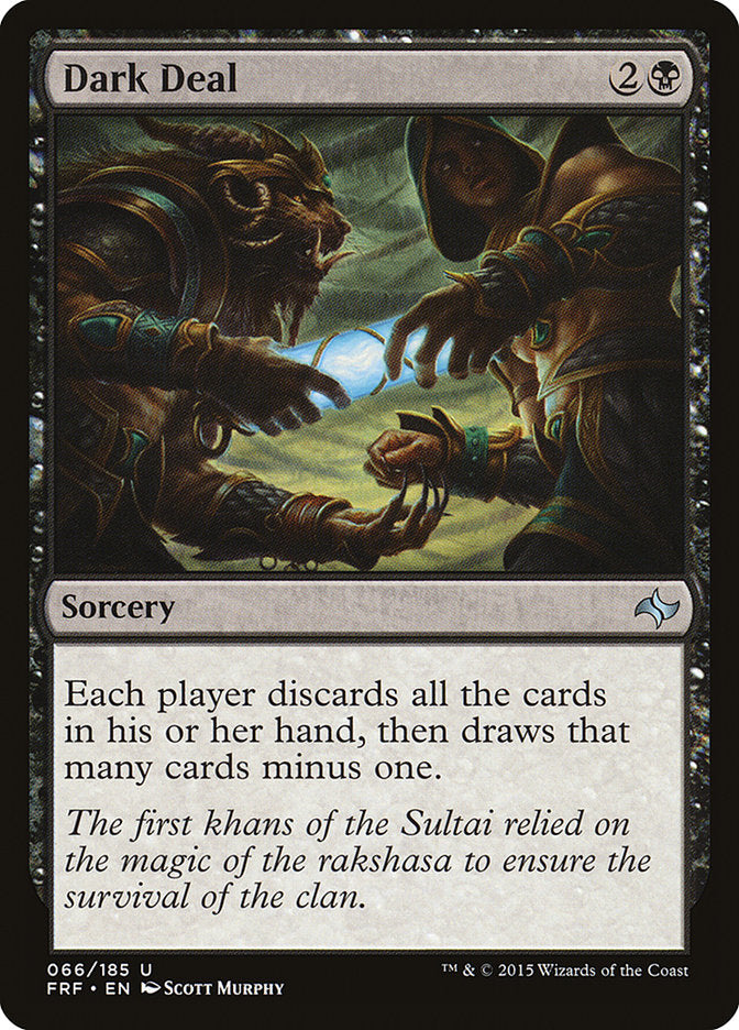 Dark Deal [Fate Reforged] Magic: The Gathering