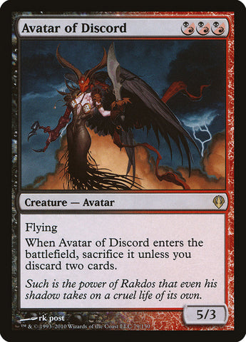 Avatar of Discord [Archenemy] Magic: The Gathering