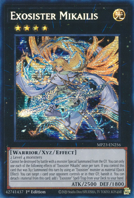 Exosister Mikailis [MP23-EN256] Prismatic Secret Rare Yu-Gi-Oh!