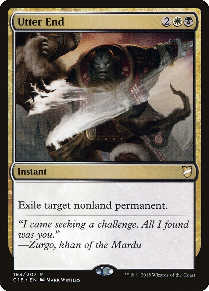 Utter End [Commander 2018] Magic: The Gathering