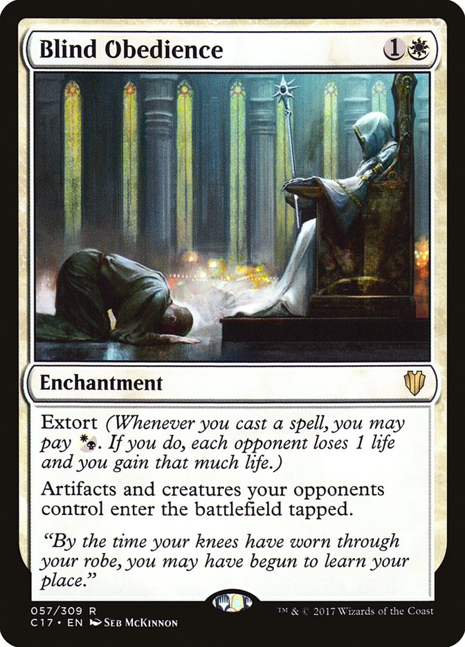 Blind Obedience [Commander 2017] Magic: The Gathering