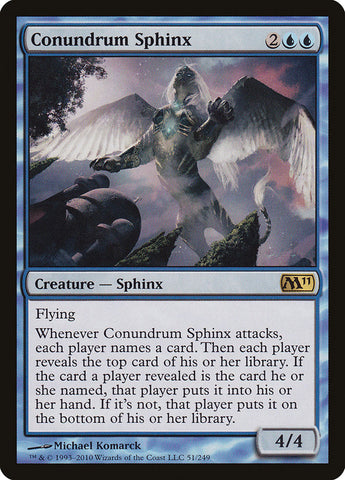 Conundrum Sphinx [Magic 2011] Magic: The Gathering