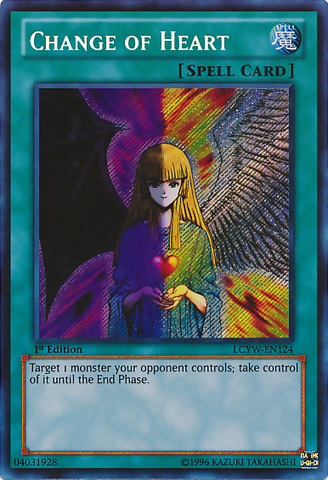 Change of Heart [LCYW-EN124] Secret Rare Yu-Gi-Oh!