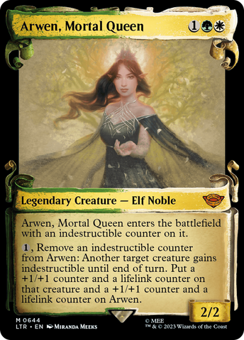 Arwen, Mortal Queen [The Lord of the Rings: Tales of Middle-Earth Showcase Scrolls] Magic: The Gathering