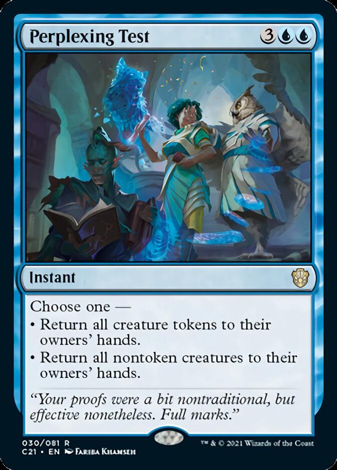 Perplexing Test [Commander 2021] Magic: The Gathering