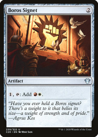 Boros Signet [Commander 2020] Magic: The Gathering