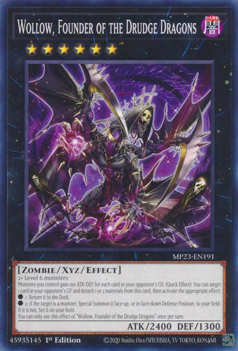 Wollow, Founder of the Drudge Dragons [MP23-EN191] Common Yu-Gi-Oh!